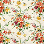 IHR Ideal Home Range Cocktail Napkins Disposable 3-Ply Paper Party Napkin Pack, 5" x 5", Fall Floral Pattern, 20-Count