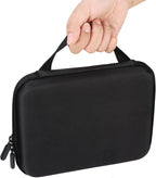 OUKENS 63 Slots Essential Oil Carrying Case, 1-3ml Hard EVA Shell Essential Oils Storage Organizer Bag with Foam Insert, Portable Peptide Case & Vial Holder for Aromatherapy, Travel, Home (Black)