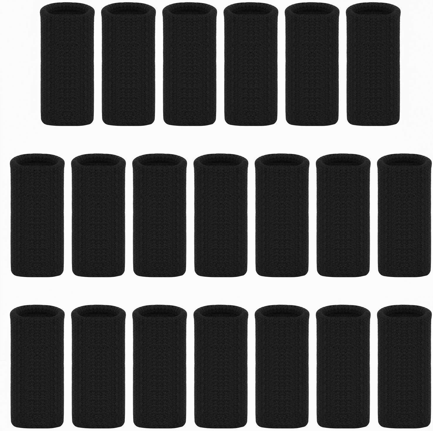Finger SleevesThumb Braces Support Elastic Compression Protector Braces for Relieving Pain Calluses Arthritis Knuckle,20-Pieces