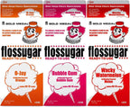 Cotton Candy Floss sugar Mix Flavors | Pack Of 3 | Orange, Bubble Gum, and Wacky Watermelon Flavors | 1/2 Gallon Cartons