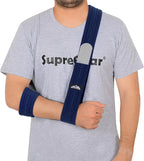 supregear Arm Sling, Adjustable Arm Support Strap, Lightweight Shoulder Immobilizer for Injured Elbow, Broken Collarbone, Torn Rotator Cuff, Dislocation or AC Separation, Left Right, Men Women