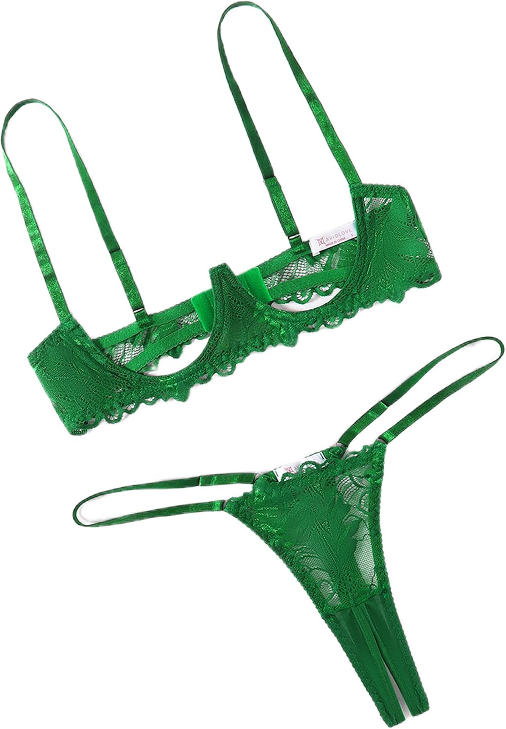 Avidlove Lingerie Set For Women Lace Bra and Panty Set Sexy Underwire Lingerie Set