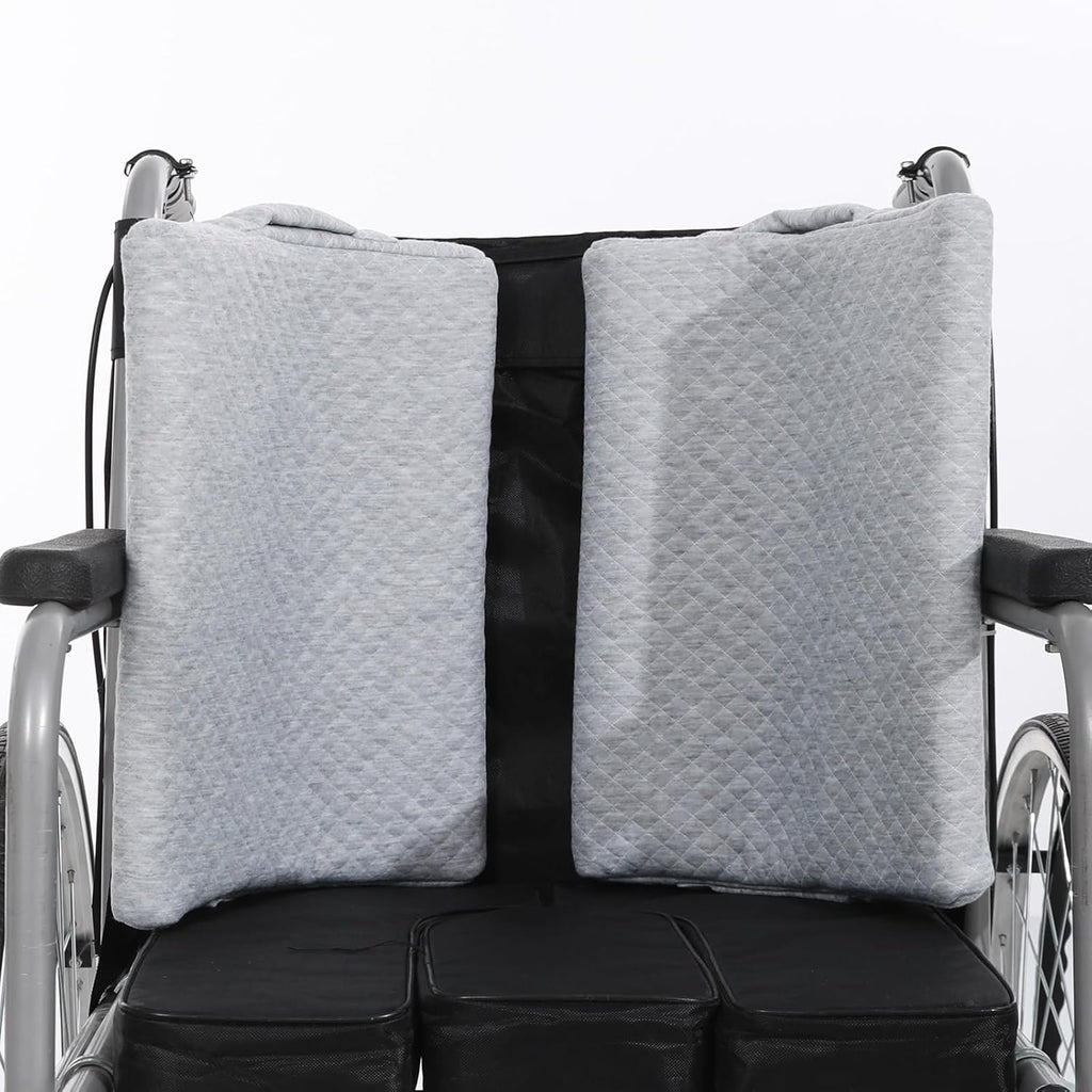 1 Pair Lateral Support Cushions for Wheelchair Side Guards, Wheelchair Side Pads for Larger Sized People Unable to Sit Upright in Wheelchairs