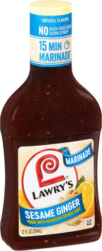 Lawry's Sesame Ginger with Mandarin Orange Juice Marinade, 12 fl oz