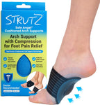 Strutz Sole Angel - The Original Patented Arch Support and Compression Technology - Plantar Fasciitis Support - Ease Discomfort and Improve Mobility - Metatarsal Foot Pads for Women and Men - 1 Pack