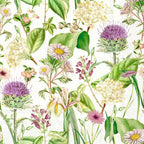 IHR Ideal Home Range - Paper Napkins WILDFLOWER cream 20-Count 3-Ply Cocktail Napkins 5 x 5 inches
