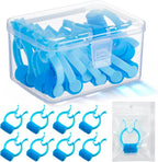 Frienda 16 Pcs Nose Clips for Nosebleeds Nose Clamps with Storage Box and Pouch Nasal Bleed Stopper Plugs for Nosebleeds Plastic Foam Noses Clip for Accidental Emergency