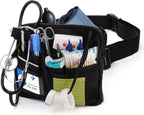 Cedilis Nurse Fanny Pack with Medical Gear Pockets, Tape and Stethoscopes Holder, Multi Compartment Nurse Organizer Pouches,Nursing Belt Bag for Nurse Tool and Supplies, Student and Nurse Use