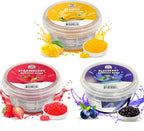 52USA Strawberry, Mango, Blueberry Popping Boba Pearls (3 Pack), Perfect for Bubble Tea, Boba Kit, Smoothies, Ice Cream, Desserts, Beverages 3.3 lb