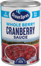 Ocean Spray Gluten Free Whole Berry Cranberry Sauce, 14 Ounce Cans (Pack of 24)