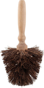 REDECKER Palmyra Fiber Flowerpot Brush with Oiled Beechwood Handle, 9-7/8-Inches - Flower Pot Bristle Brush - Garden Pot Cleaning Brush - Garden Pot Brush