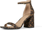 Amazon Essentials Women's Ankle Strap Block Heel Nola Sandals
