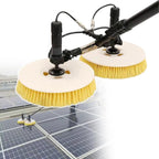 Solar Panel Cleaning Brush, Outdoor Washing Device, Adjustable Length Cleaning Tool for Caravan Solar Panel Deck