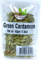 Desi Kitchen Jumbo Green Cardamom Pods 1.5oz (43gm) Natural ✓ no preservatives ✓ no additives ✓ no agents ✓ no irradiation ✓ With OUR FRESHNESS GUARANTEE. Product From Guatemala