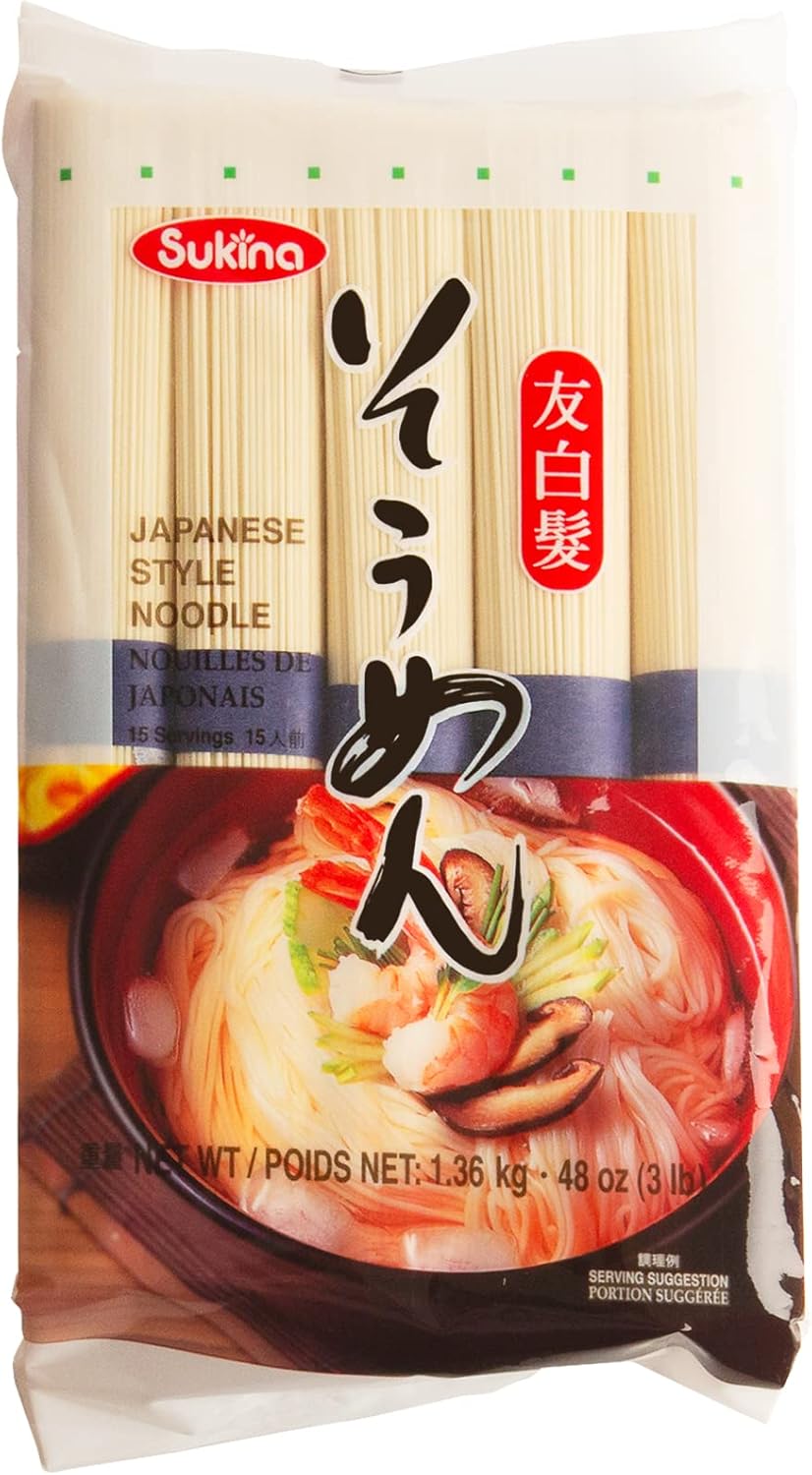 Sukina Tomoshiraga Japanese Thin Noodle, Somen Noodle 3LB_AB