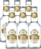 Fentimans Botanically Brewed Natural Tonic Water, 6.7 fl oz Bottles – Premium Mixer for Cocktails & Refreshing Drinks