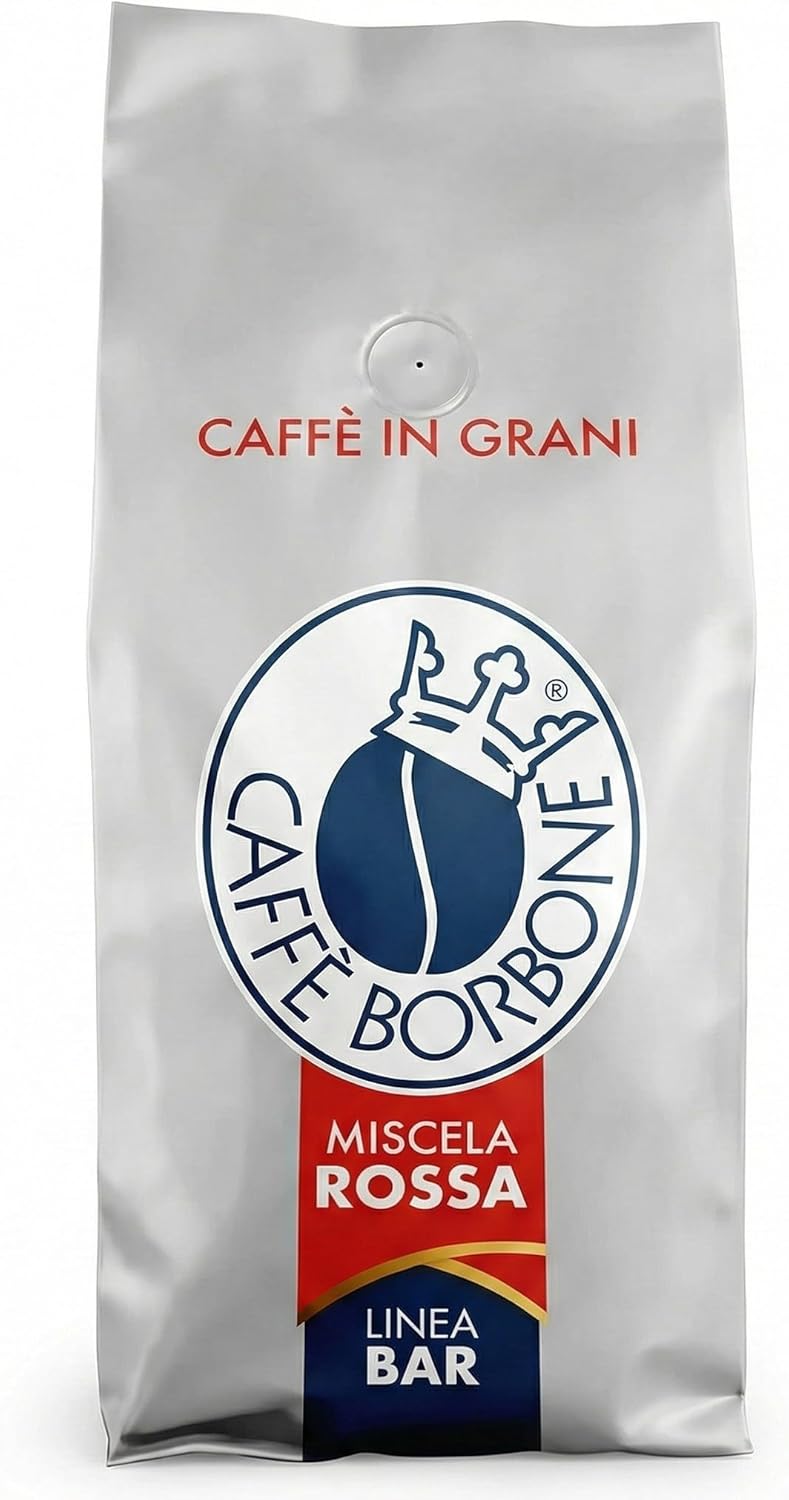 Caffè Borbone Whole Bean Coffee, Dark Roast, Red Blend, Authentic Italian Coffee, 2.2 lb Bag