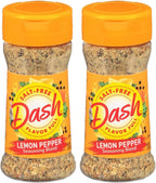 Dash Salt-Free Seasoning Blend, Lemon Pepper, 2.5 Ounce (Pack of 2)