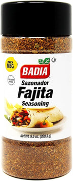 Badia Fajita Seasoning, Sazonador para Fajitas, 9.5 oz – Zesty Tex-Mex Spice Blend for Fajitas