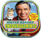 The Unemployed Philosophers Guild Mister Rogers' EncourageMints Breath Mints, 1 Tin, Net Wt .4oz (12g)