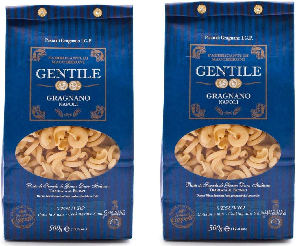 GENTILE PASTA VESUVIO DI GRAGNANO IGP (2 Pack - 1.1 lb each)