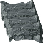 Israeli Emergency Bandage, 6" 4Pack Compression Bandage, Trauma Wound Dressing, Sterile Vacuum Sealed Packaging for Bleeding Control, Medical Trauma Kit, Combat Tactical First Aid IFAK Supplies