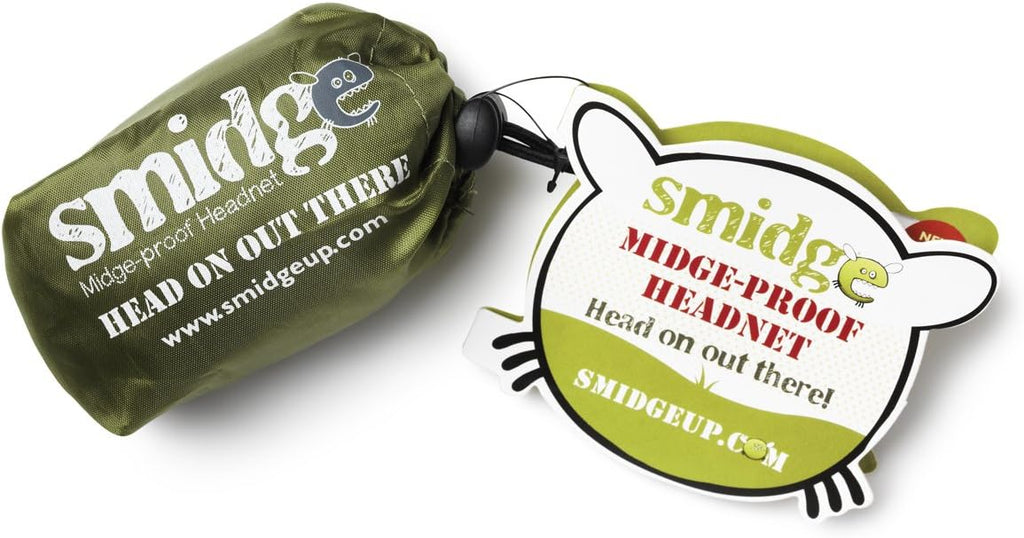 Smidge Unisex's Midge and Mosquito-Proof Super Lightweight Head Net-Green, One Size