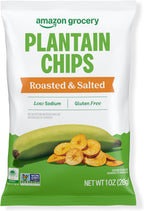 Amazon Grocery, Roasted & Salted Plantain Chips, 1 Oz, 36 Ct