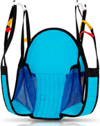 Vive Padded Patient Lift Sling w/Head Support - Universal Fit for Hoyer, Hydraulic, Electric Lifts - Full Body Transfer Sling for Shower, Toileting & Home Use - Mesh Padded, Machine Washable