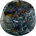1 Light Blue Tower Buster Orgone Generator Energy Accumulator PERFECT GIFTING TOOL! Made 7.83/432/528Hz Frequency with OM Chants Many Beautiful Ingredients!