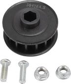 YWBL-WH Belt Drive Sprocket, Steel Garage Door Opener Replacement Solves Jamming Sluggishness Belt Looseness, with Nuts and Screws, for 600 Series 1024 1042 and 800 Series 2024 2042