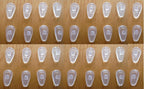 20 Pairs 40 Pcs Soft Eyeglasses Nose Pads Screw in Or Push in Silicone Comfort Air Chamber Cushion Anti Slip Flexible Nose Pieces for Glasses Replacement Part