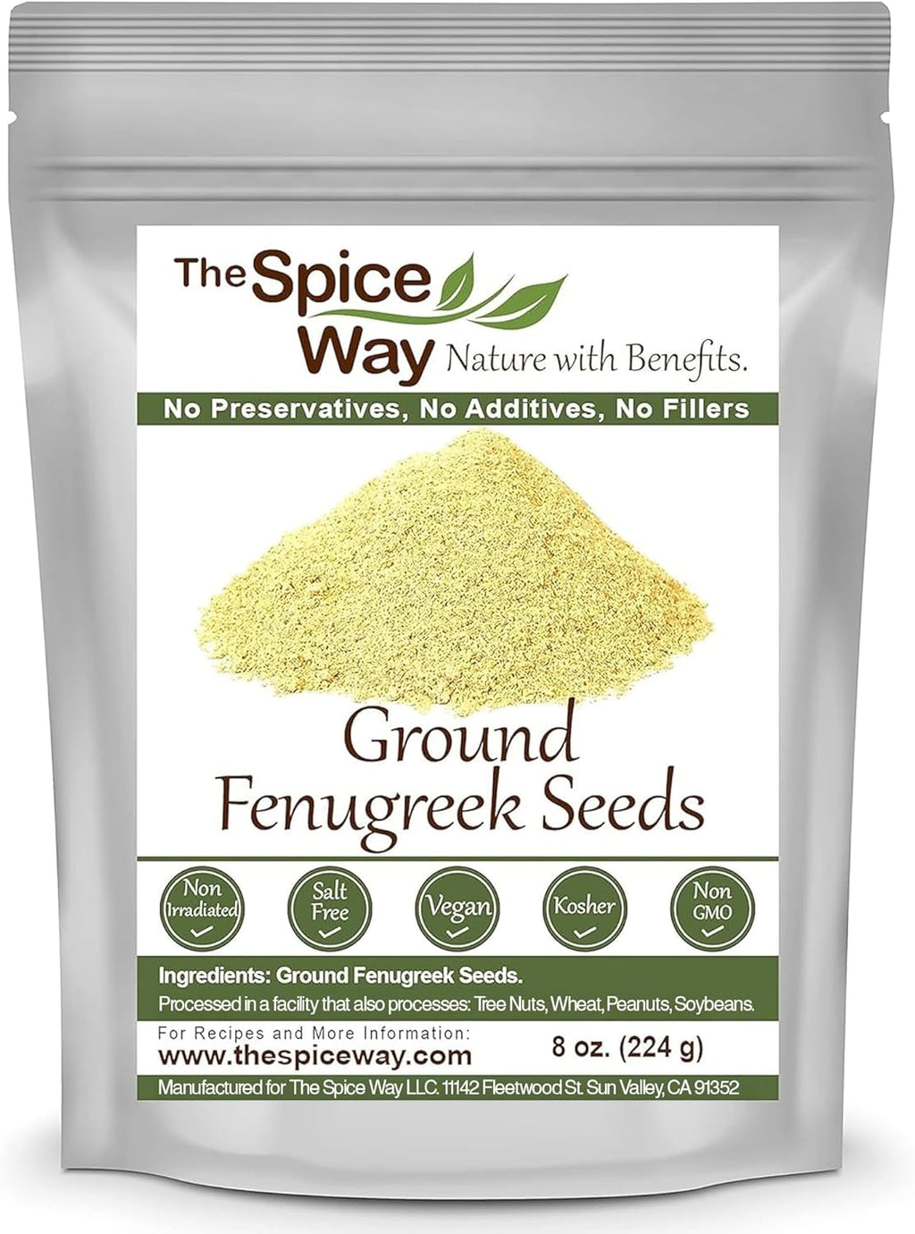 The Spice Way Fenugreek - ground (8 oz) great for Indian curry seasoning