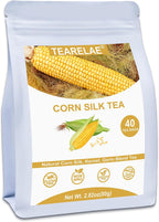 TEARELAE - Corn Silk Tea Bags, 40 Count - Premium Natural Whole Corn Tea with Mild Sweetness - Non-GMO - Caffeine-free - Promote Kidney Health