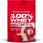 Askshy Scitec Nutrition 100% Whey Protein Professional with Extra Amino acids and Digestive enzymes, Gluten Free, 500 g, Banana