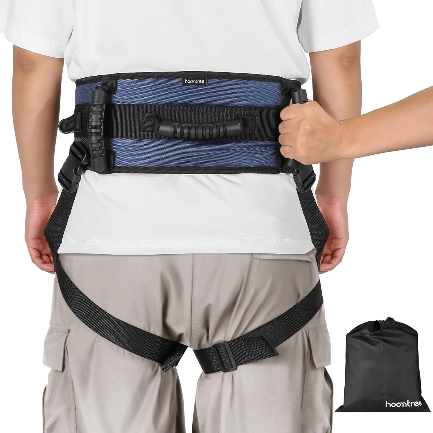 Very100 Gait Belt with Leg Loops & 5 Handles,Transfer Belt with Leg Straps,Gait Belts Transfer Belts for Seniors,Medical Nursing Gait Belt for Elderly,Patient,Pediatric,Handicap