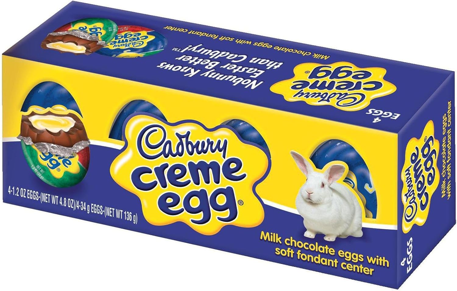 Cadbury Crème Eggs - 1.2 Ounce (Pack of 4)