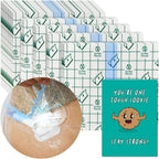 Waterproof Stretch Adhesive Bandage PD Dialysis Catheter Shower Cover Wound Shields for Picc Line Chest Peritoneal Chemo Port Transparent Film Bathing Water Barrier Protector, 6"x6"(Pack of 50)