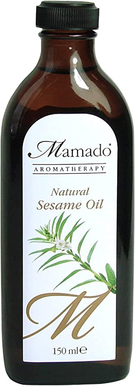 Mamado Aromatherapy Natural Sesame Oil - Blended with Sweet Almond Oil 150ml by MAMADO