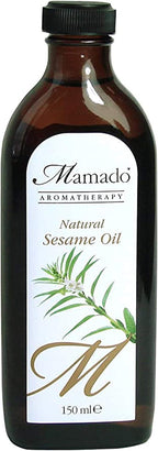 Mamado Aromatherapy Natural Sesame Oil - Blended with Sweet Almond Oil 150ml by MAMADO