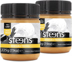 Steens Manuka Honey - MGO 263+ - Pure & Raw 100% Certified UMF 10+ Manuka Honey - Bottled and Sealed in New Zealand - 2x 7.9 oz Jar (UMF 10+, 7.9 oz (Pack of 2))