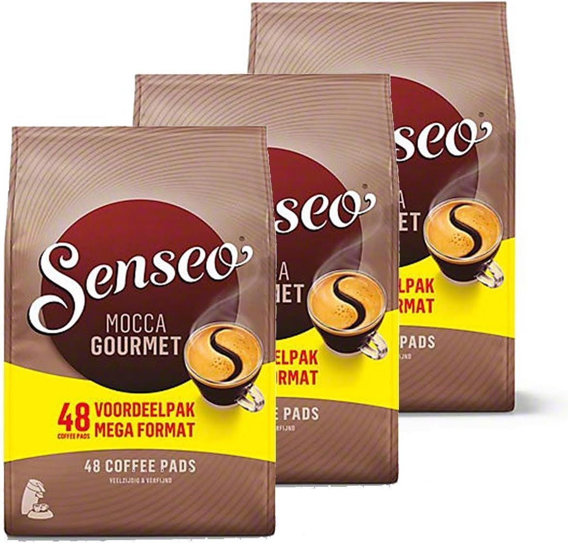 Senseo Mocca Gourmet Coffee Pods 144-count Pods, 48 Count (Pack of 3)