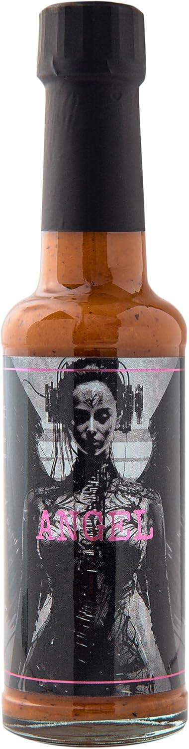 Big Ginger Sauce Co Angel Hot Sauce Chilli Pepper Sauce Bottle 150ml