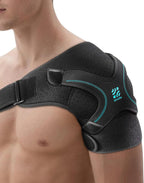 Shoulder Brace, Rotator Cuff Support and Arm Sling for Pain Relief & Injury Recovery, Breathable Compression Sleeve for Strain & Dislocation Prevention, Adjustable for Left and Right Arm, Men & Women