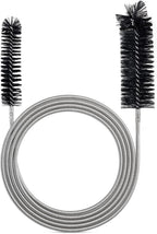 Drain Brush Pipe Cleaning Brush Slim Drain Hole Cleaning Tool Hose Flexible Feeding Tube Cleaning Brush Black Color