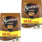 Senseo Strong Roast Coffee Pods – 48 Count (2 Packs) – Full-Bodied Dark Roast Flavor – Single-Serve Coffee Pads Compatible with Senseo Machines