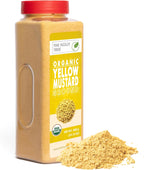 Yellow Mustard Powder 14.11 oz – Ground Organic Mustard Seed for Seasoning & Cooking – USDA Organic, Kosher, Gluten Free Mustard – The Holly Tree