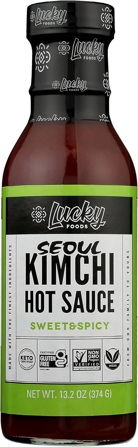 LUCKY FOODS Sweet And Spicy Kimchi Sauce, 13.2 OZ
