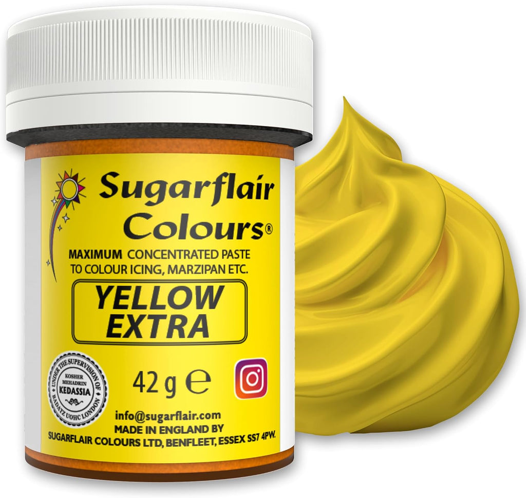 Sugarflair Maximum Concentrated Paste Edible Food Colouring 42g - Yellow Extra