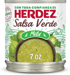Herdez Salsa Verde, Mild, 7 oz